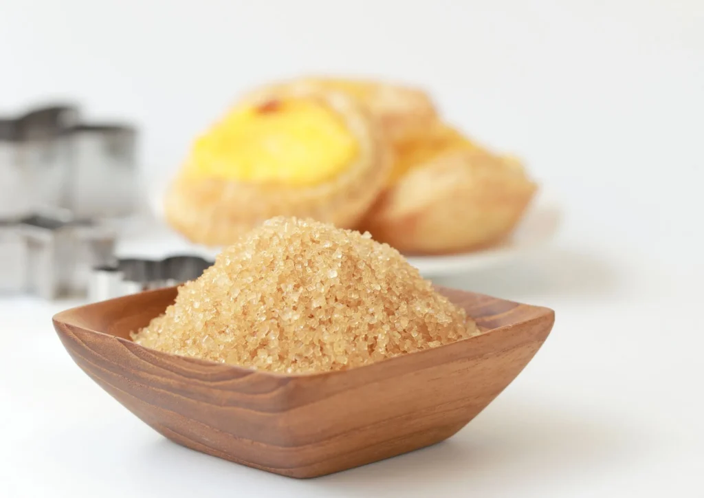 brown sugar on the plate