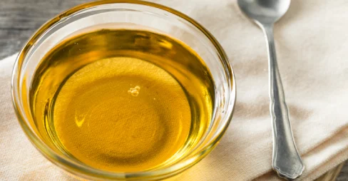 syrup on the glass cup