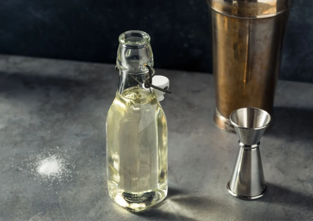 Squid sucrose in the bottle