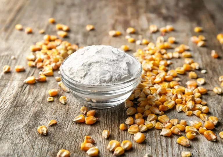 powder and corn on the table