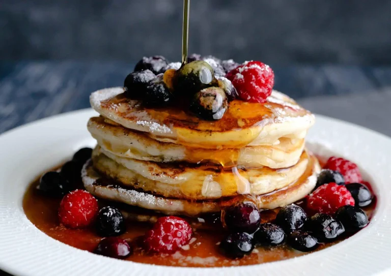 pancake with syrup