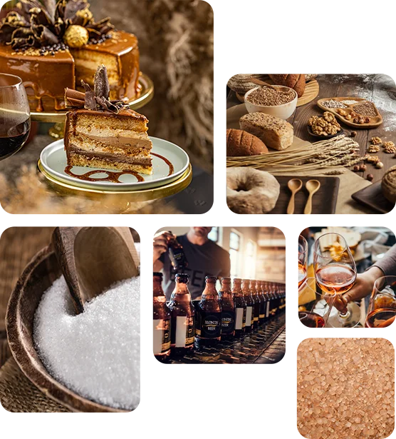 variety of cakes made from sugar