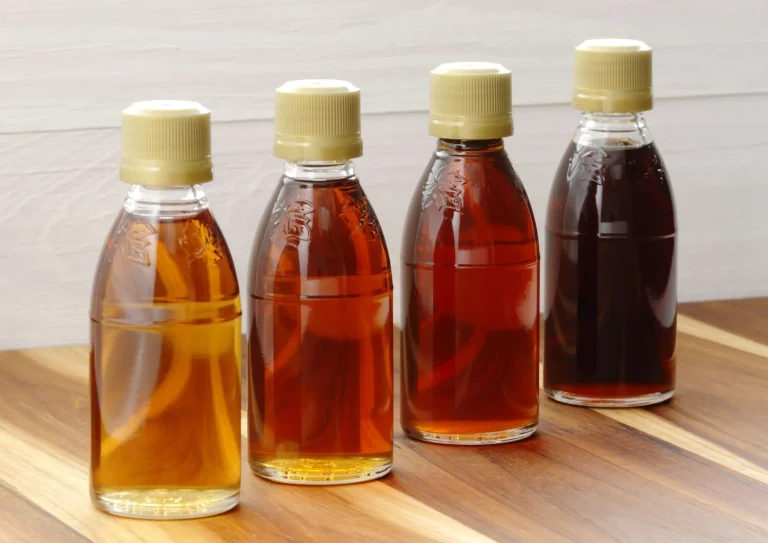 bottled maple syrup