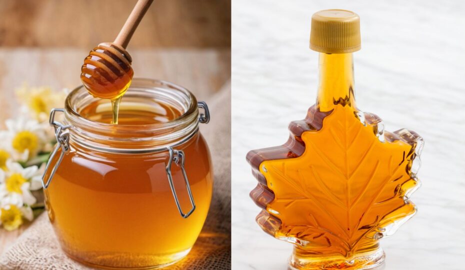 Honey vs. Maple Syrup Sweeteners