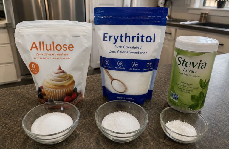 Allulose vs. Erythritol vs. Stevia