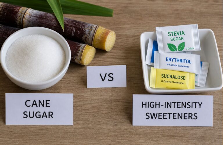 Cane Sugar vs. High-Intensity Sweeteners