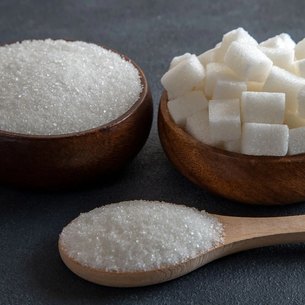 granulated and crystaline sugars